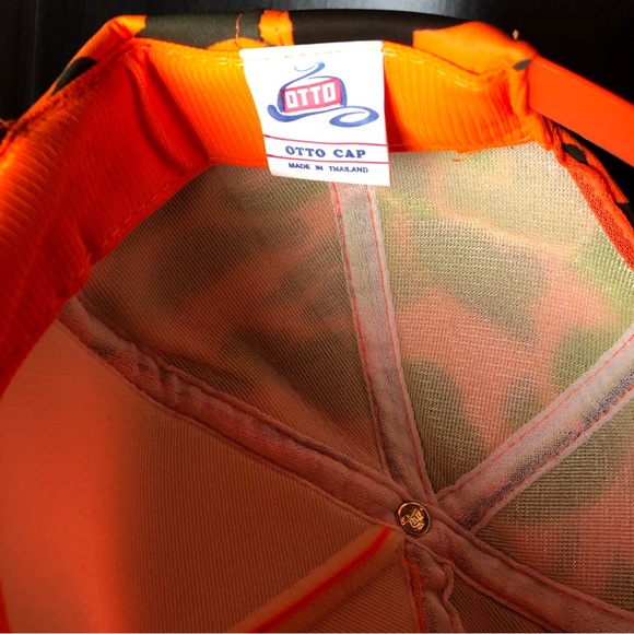 NWOT Orange Camo Hunter Safety Hat - Picture 4 of 7